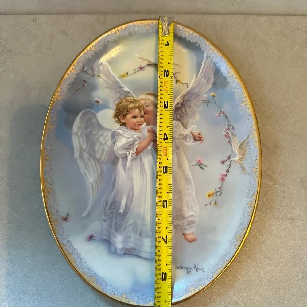Vtg Bradford Exchange Sandra Kuck’s Heaven’s Secrets Decorative Plate 12654A